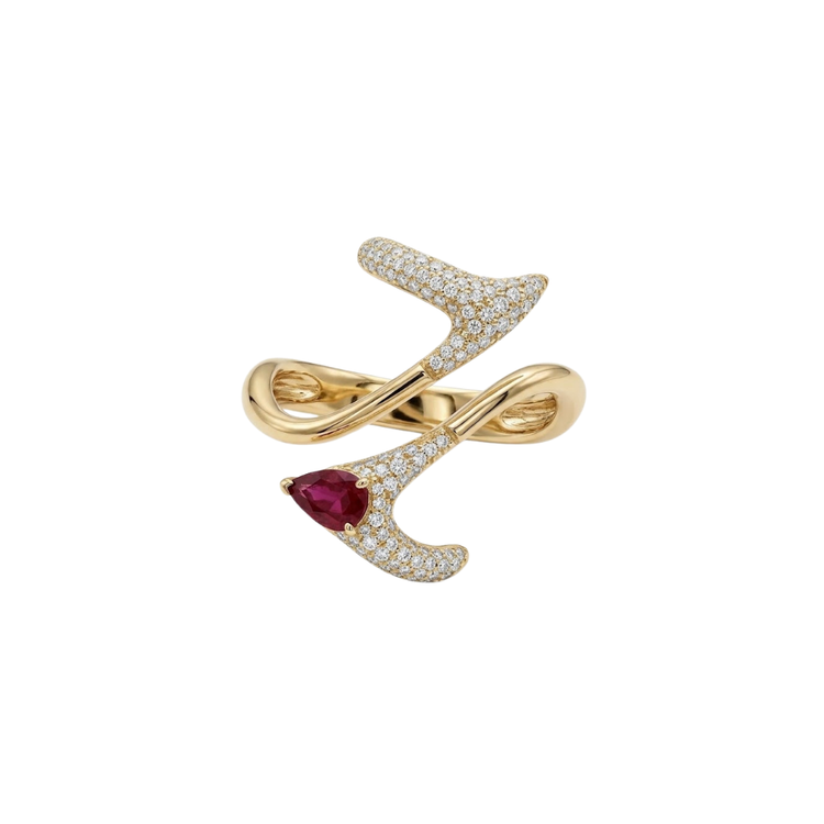 Anillo Rubi Diamantes