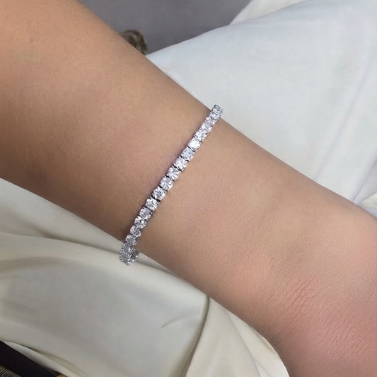 Tennis Bracelet de Diamantes