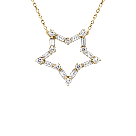 Collar Estrella de diamante