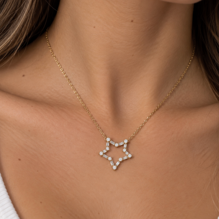 Collar Estrella de diamante