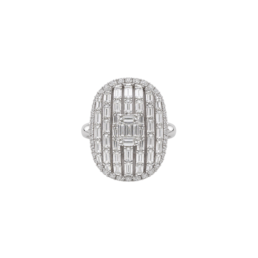 Anillo Diamantes Bagguettes