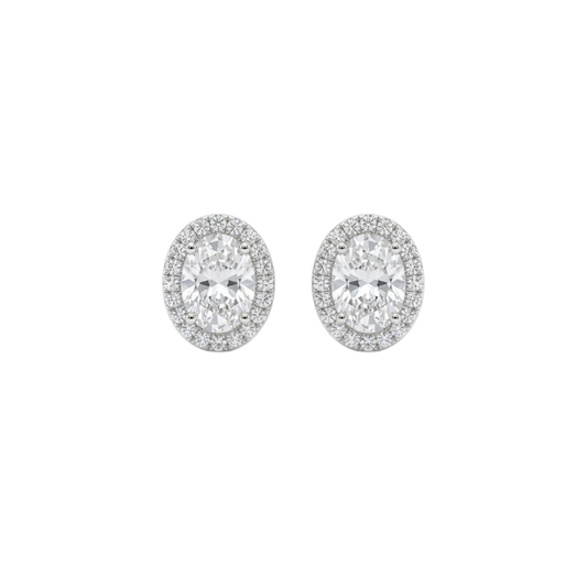 Studs Oval con Halo