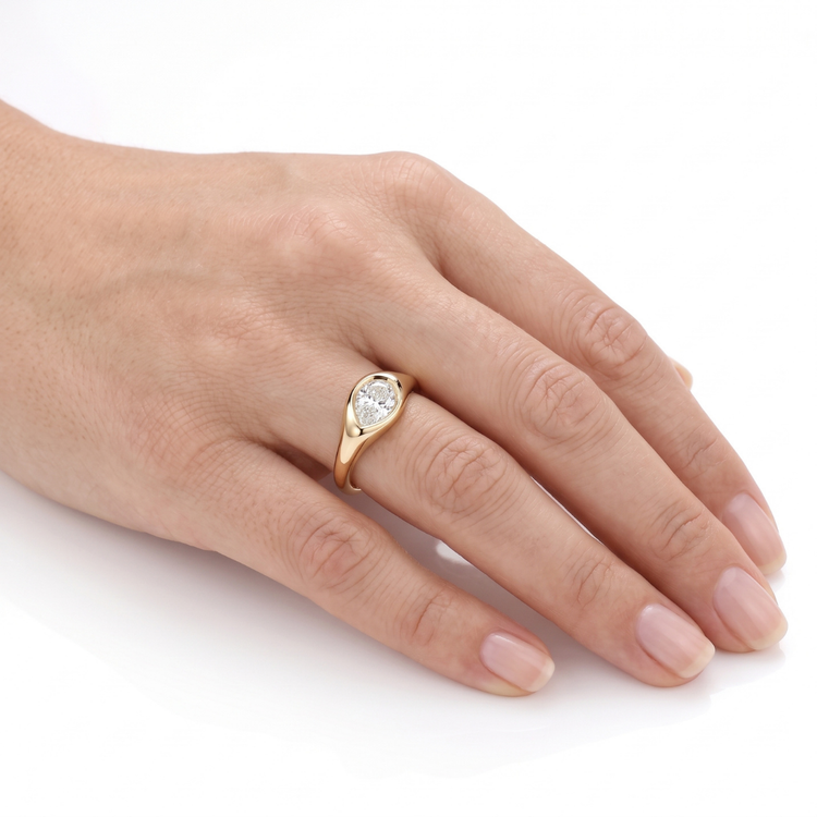 Pinky Ring Pear Chunky