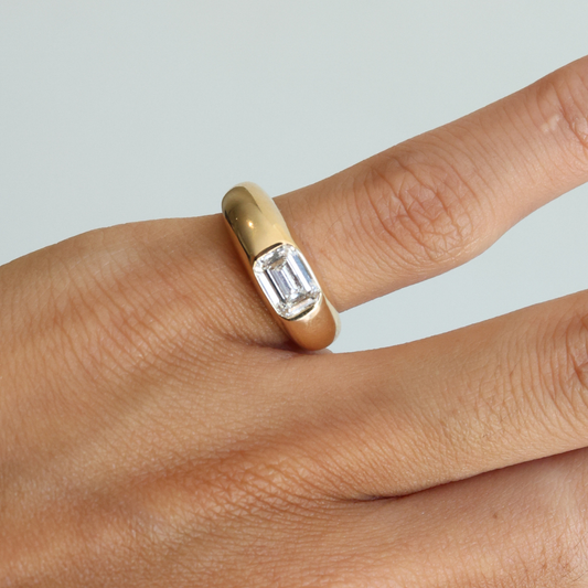 Dome Ring Emerald