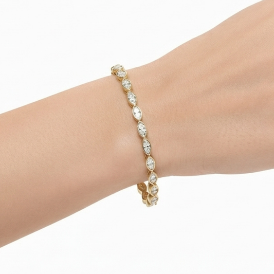 Tennis Bracelet Marquises Bisel
