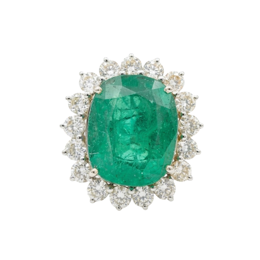 Anillo Esmeralda Halo