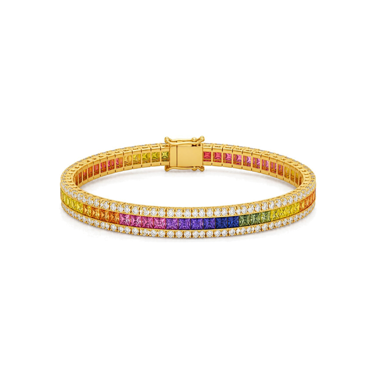 Tennis Bracelet Rainbow