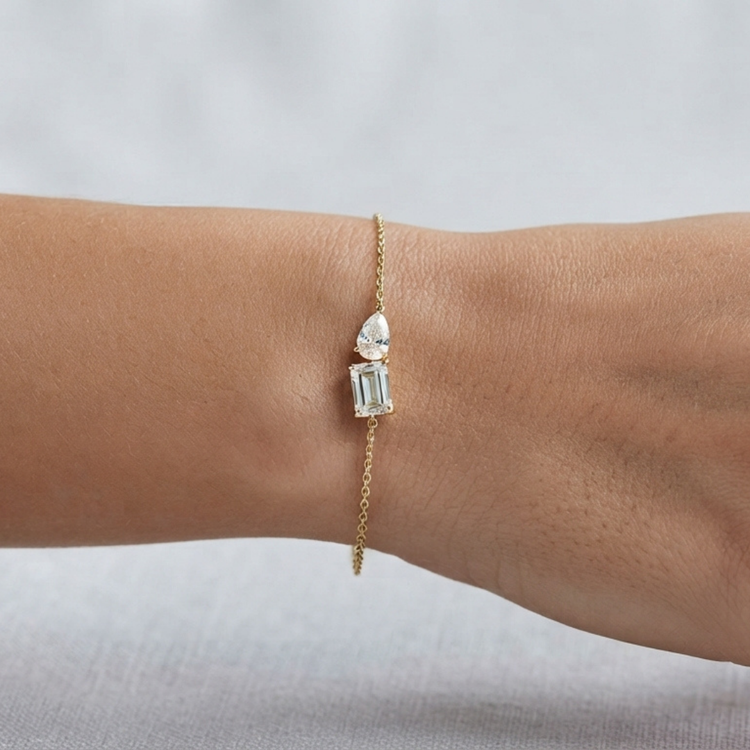Two Stone Bracelet