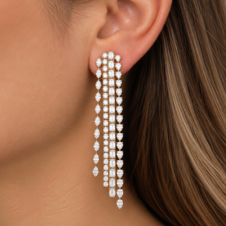 Aretes Diamantes