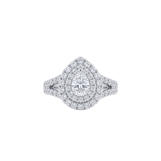 Anillo Diamantes Halo