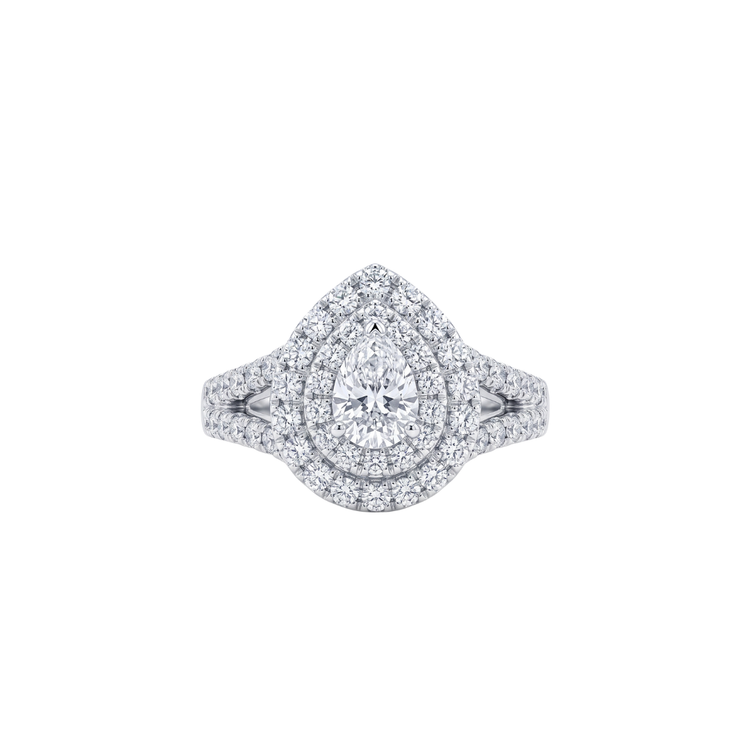 Anillo Diamantes Halo