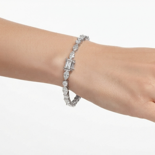 Tennis Bracelet Multishape