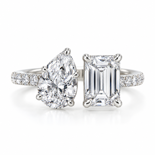 Anillo Diamantes Toi et Moi