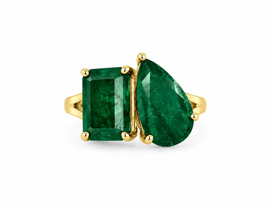 Anillo Esmeralda Toi et Moi