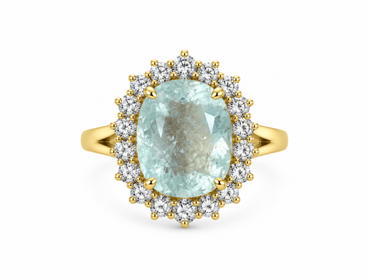 Anillo Paraiba Diamantes