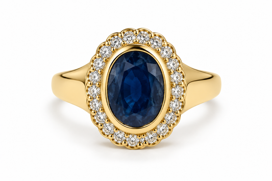 Anillo zafiro