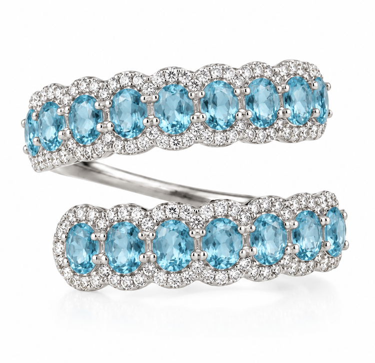 Churumbela Aguamarina Diamantes