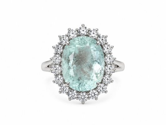 Anillo Paraiba Diamantes