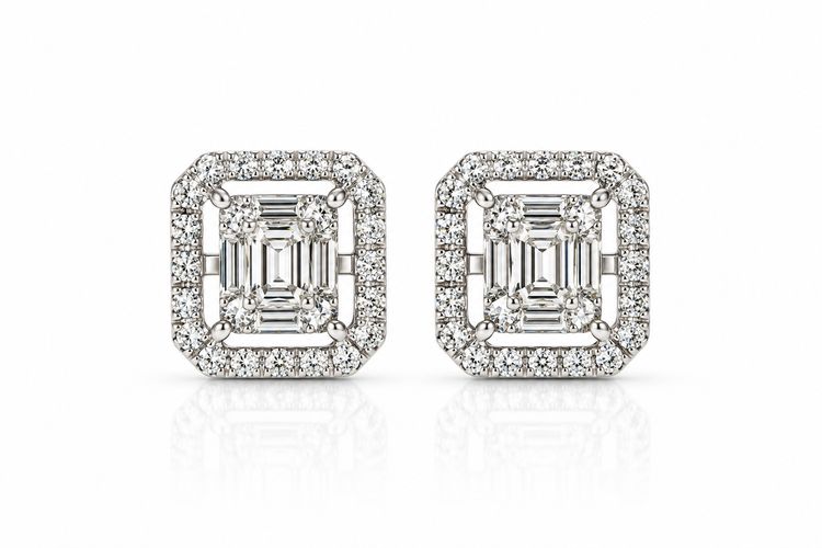 Aretes Diamantes