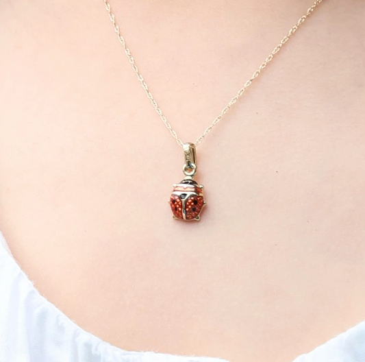 Collar con Dije Lady Bug