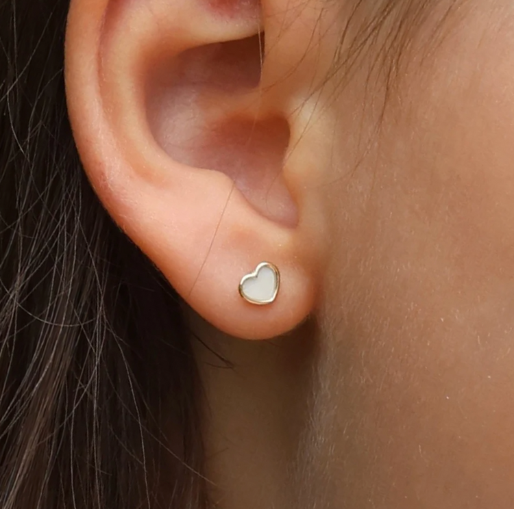 Heart Studs