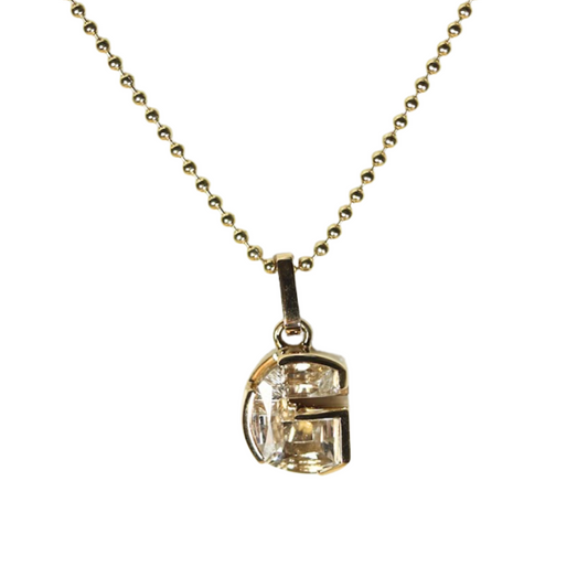 Dije de diamante letra "G"