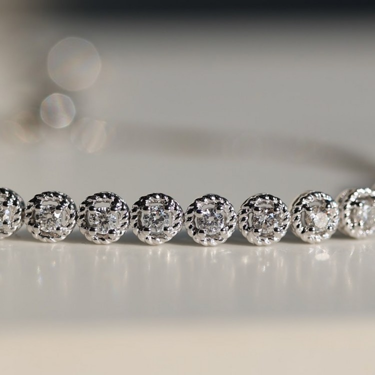 Tennis bracelet ajustable