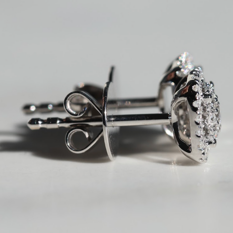 Aretes de diamantes