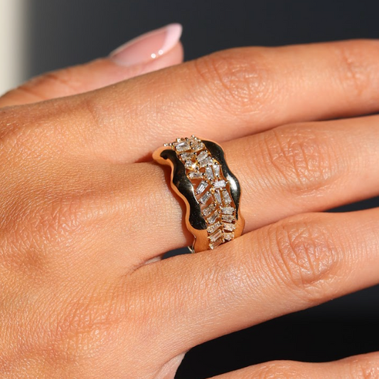 baguette diamond ring