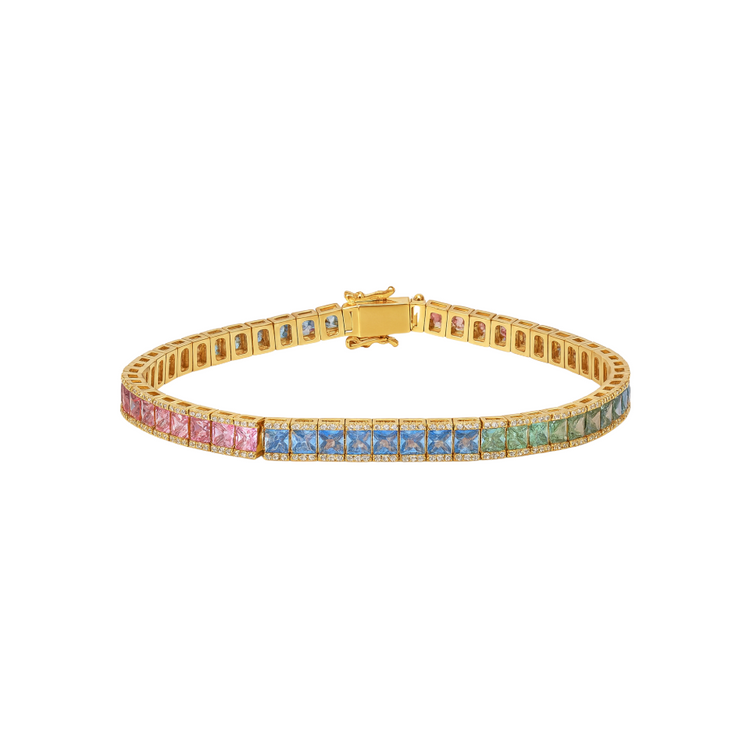 Tennis Bracelet Rainbow