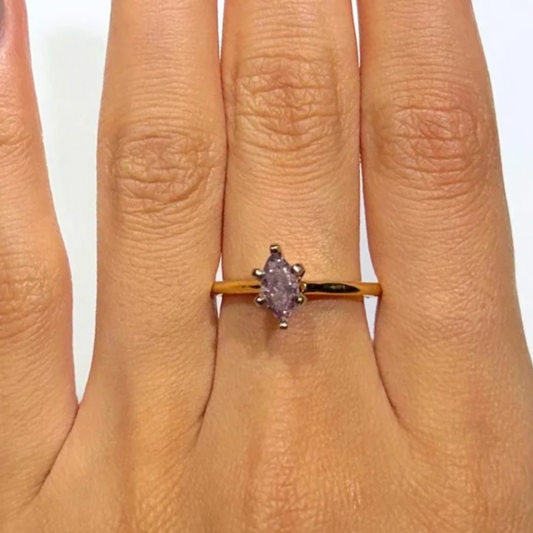 Anillo diamante marquise