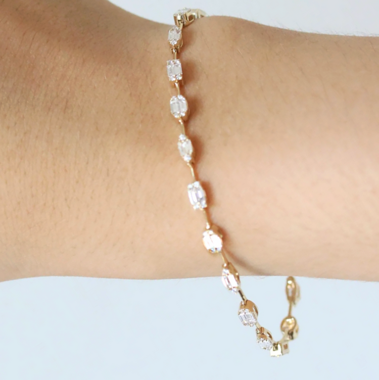 Pulsera Diamantes Fancy Shapes