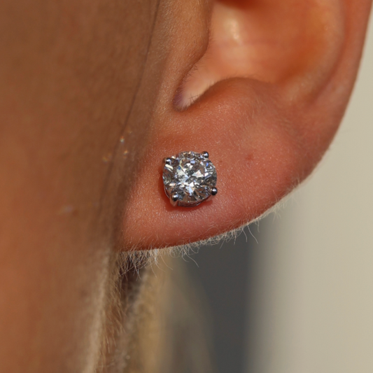 Studs Diamante 3 Ctw