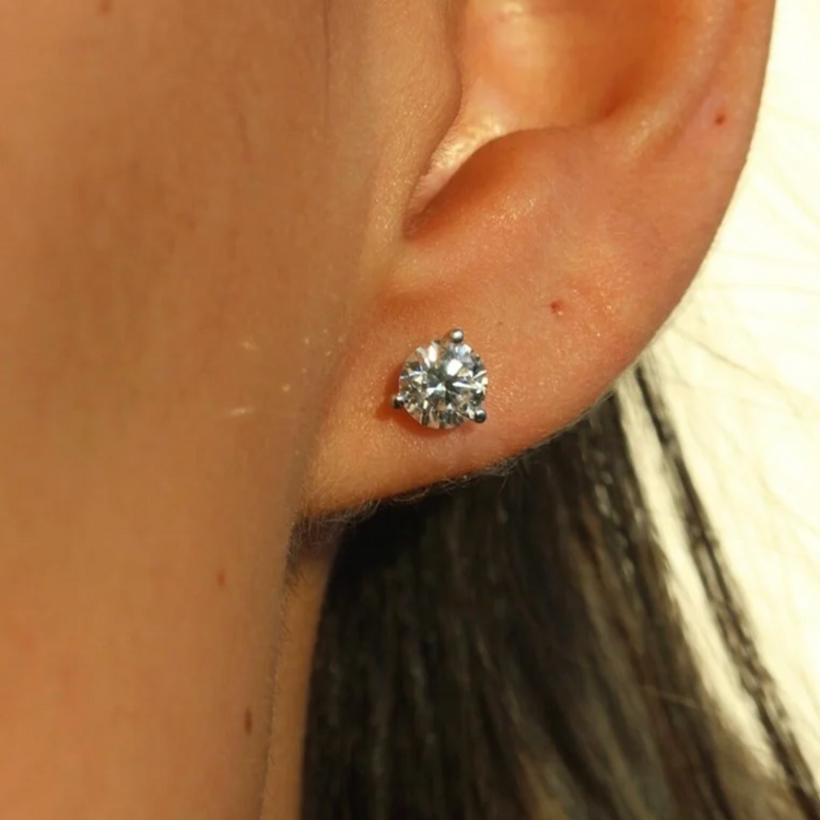 Studs Diamante 1 Ctw