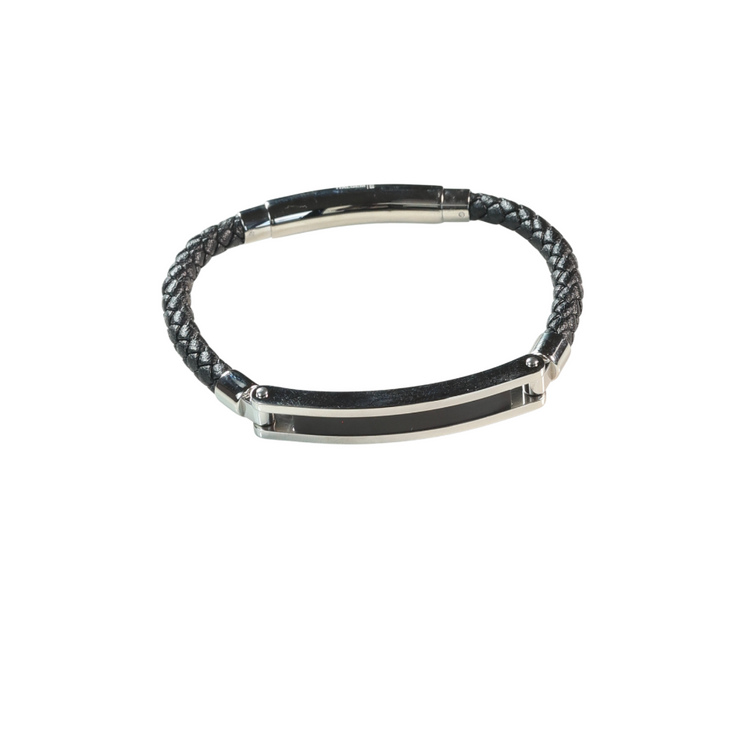 Pulsera Cuero Placa