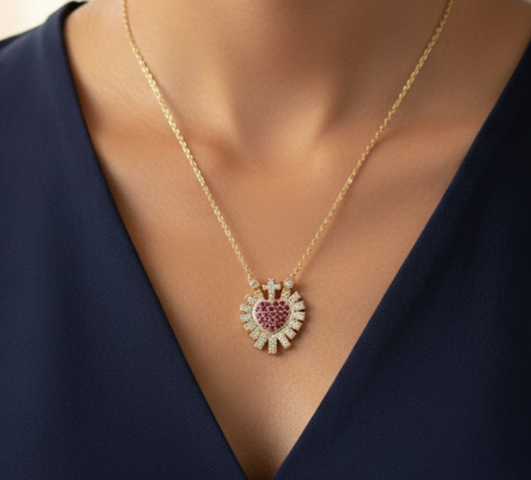 Collar Sangrado Corazón