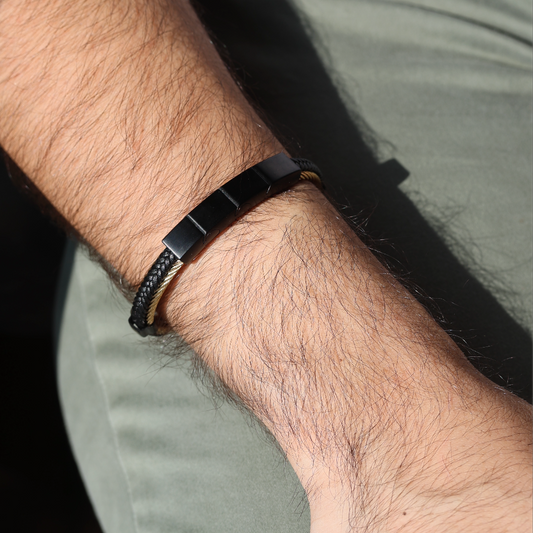 Pulsera Cuero Divisiones