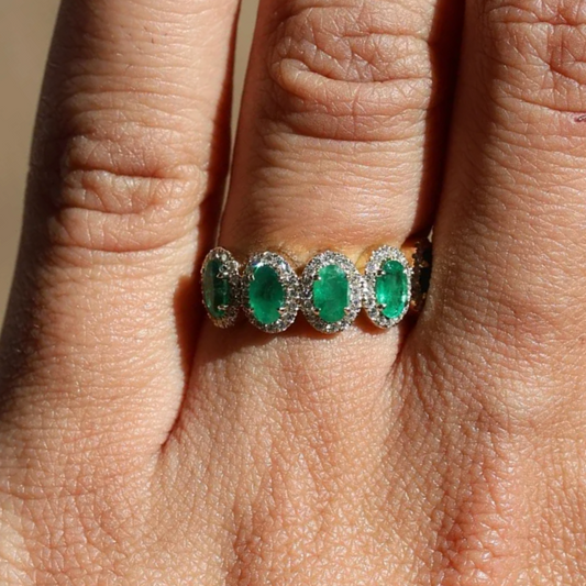 Churumbela de Esmeralda y Diamantes