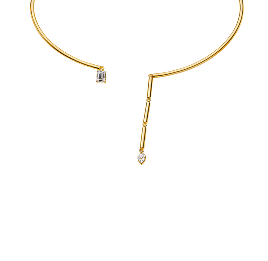 Collar Toi et Moi Diamantes