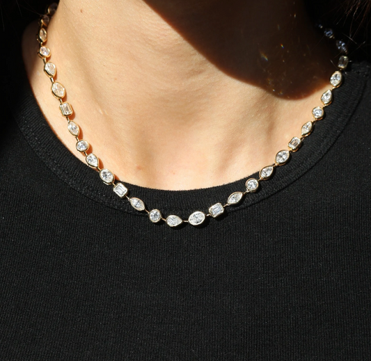 Tennis Necklace Diamantes