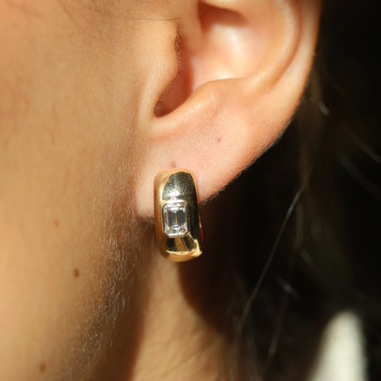 Hoops Diamantes Emerald