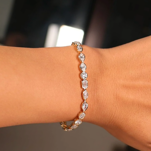 Tennis Bracelet Multishape 8.68 Ctw