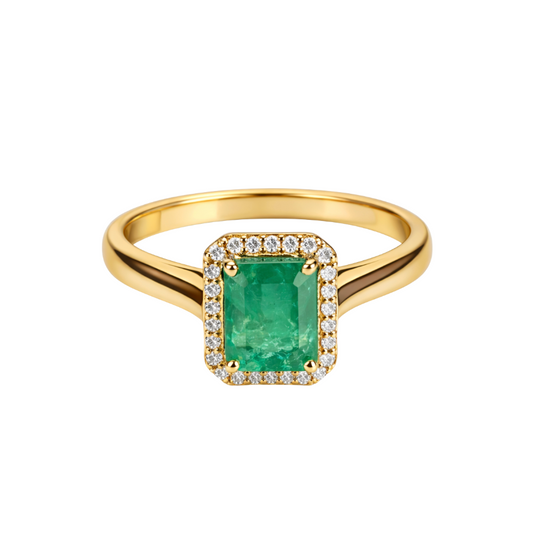 Sapphire Bracelet and Diamond Halo