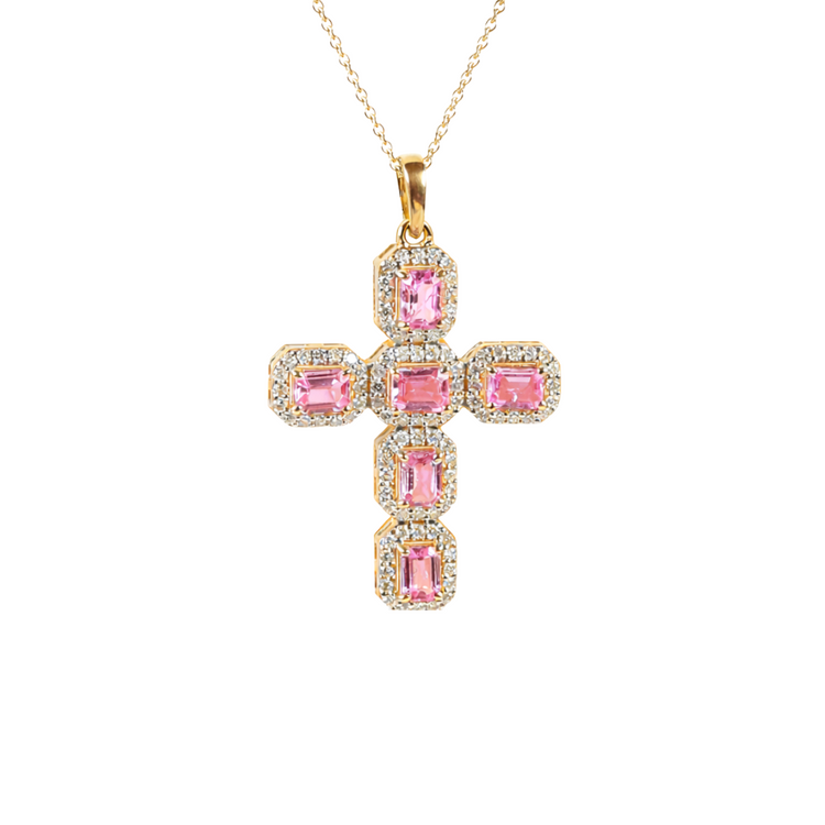 Emerald Pendant with Diamond Bezel