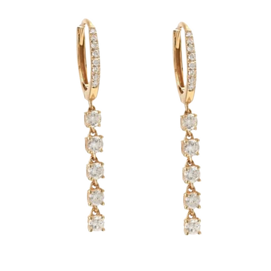 Aretes Diamantes Largos