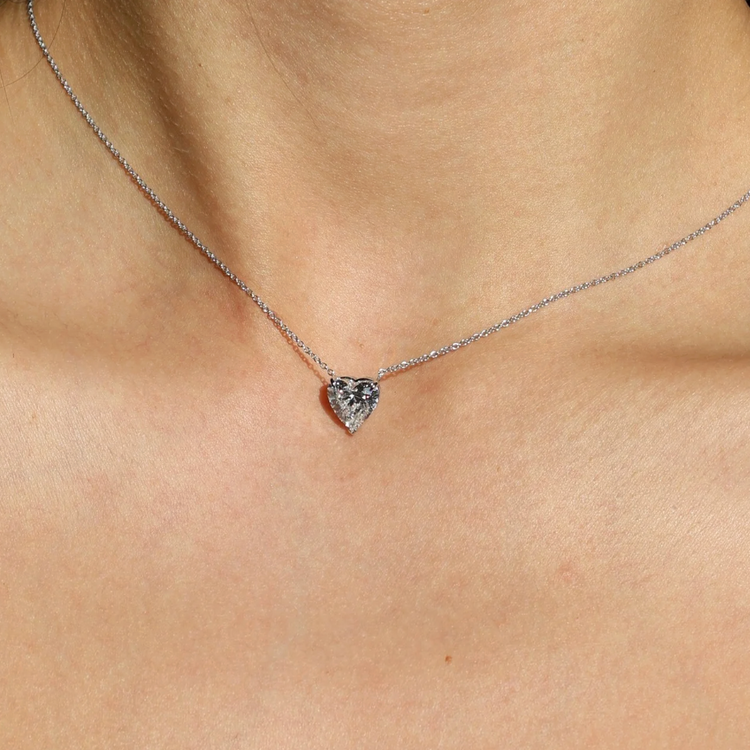 Emerald Pendant with Diamond Bezel