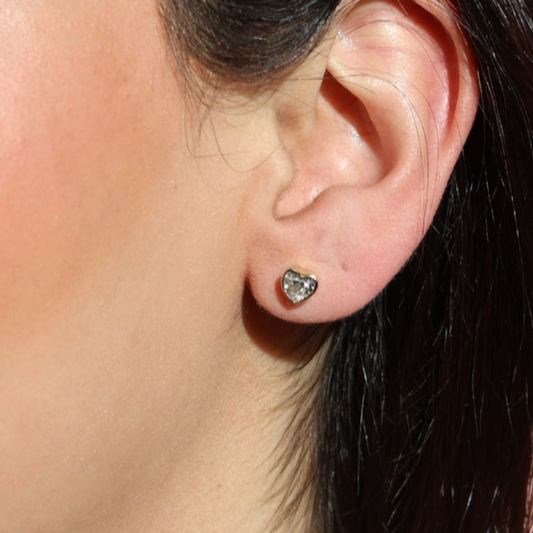 Emerald Halo Diamond Earrings