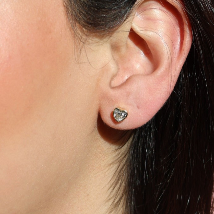 Emerald Halo Diamond Earrings