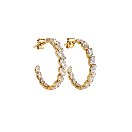 Emerald Halo Diamond Earrings