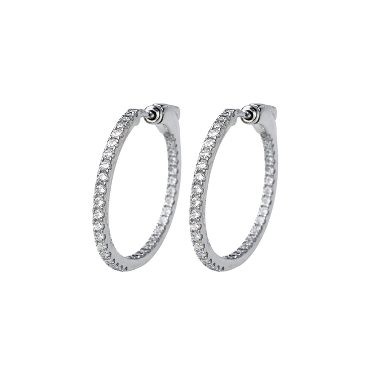 Hoops Diamantes Round